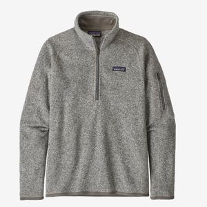 Patagonia Womens 1/4 zip gray pullover fleece